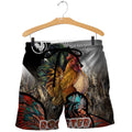 Rooster 3D All Over Printed Shirts for Men and Women TT010101-Apparel-TT-Shorts-S-Vibe Cosy™