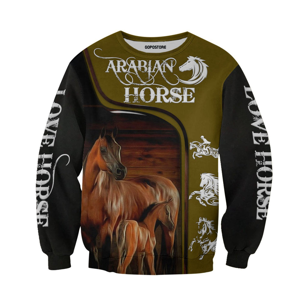 Love Horse 3D All Over Printed Shirts TA041303 - Amaze Style™-Apparel