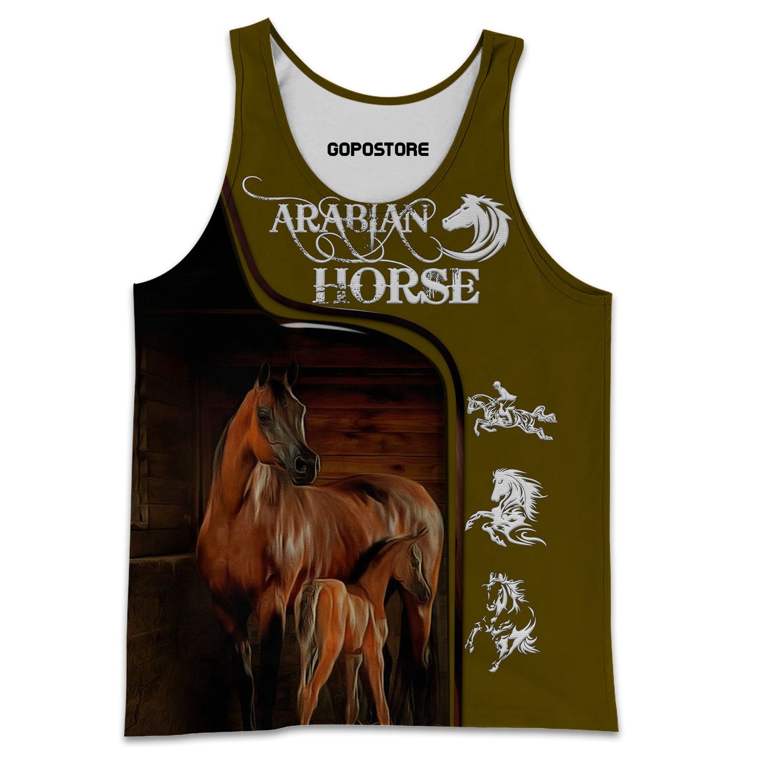 Love Horse 3D All Over Printed Shirts TA041303 - Amaze Style™-Apparel