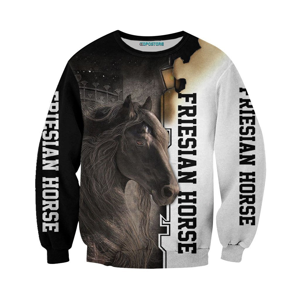 Love Horse 3D All Over Printed Shirts TA041306-Apparel-TA-Sweatshirts-S-Vibe Cosy™