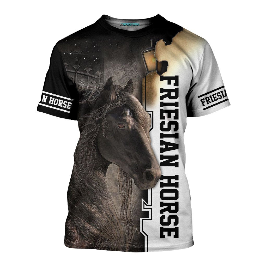 Love Horse 3D All Over Printed Shirts TA041306-Apparel-TA-T-Shirt-S-Vibe Cosy™