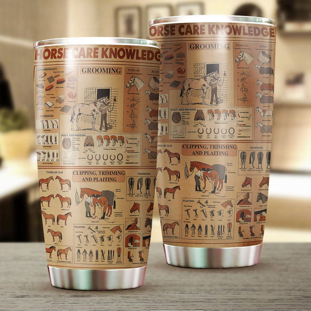 Horse Care Knowledge Stainless Steel Tumbler TA031617-TA-Vibe Cosy™