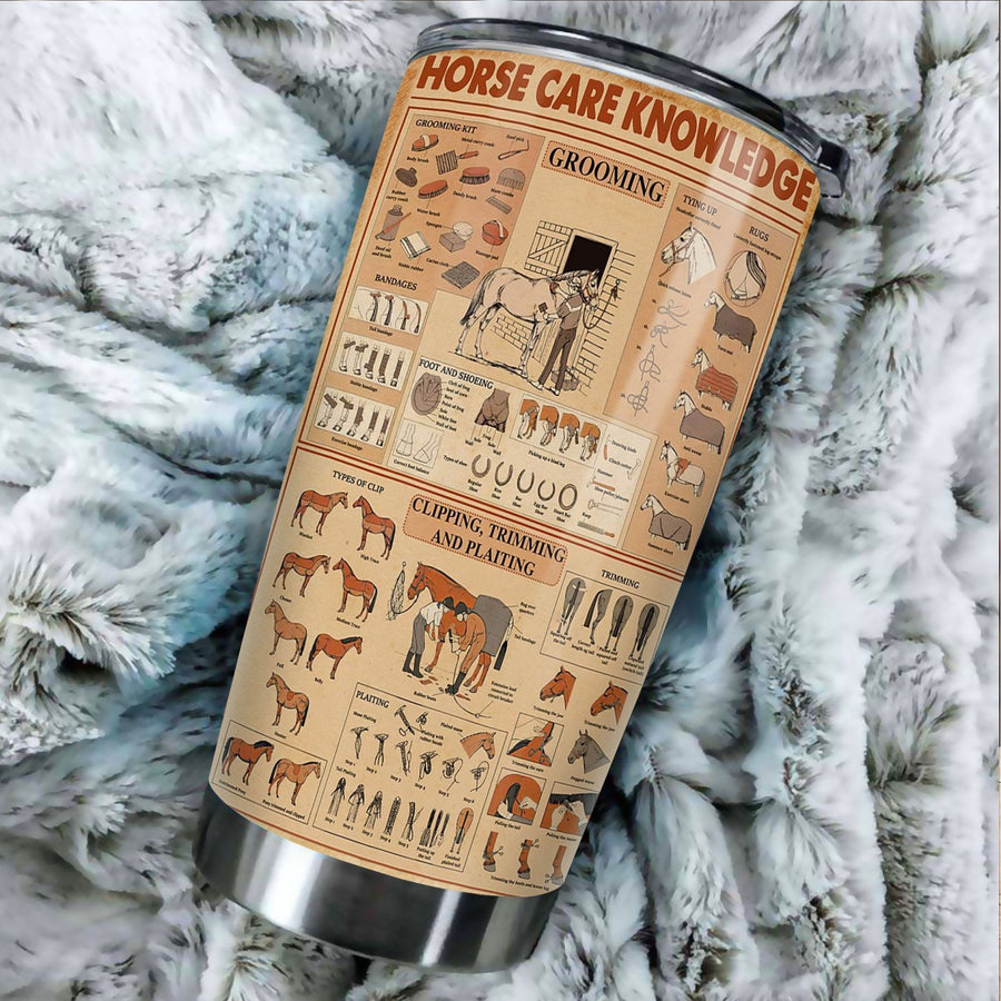 Horse Care Knowledge Stainless Steel Tumbler TA031617-TA-Vibe Cosy™