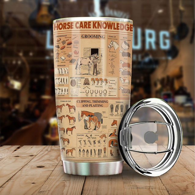 Horse Care Knowledge Stainless Steel Tumbler TA031617-TA-Vibe Cosy™