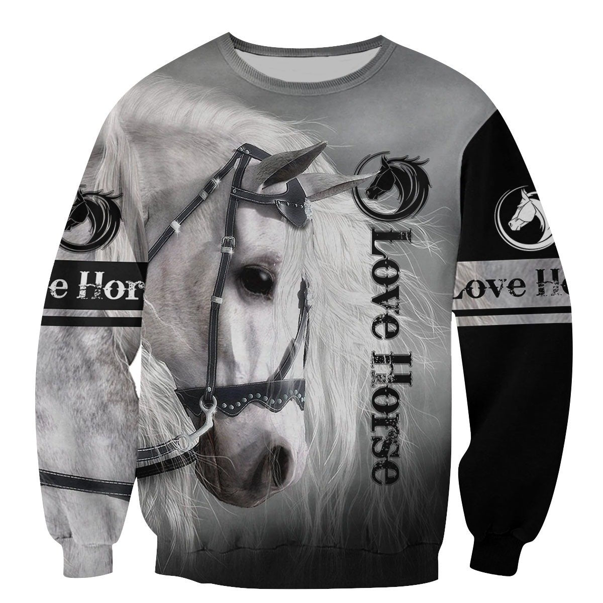 Love Horse 3D All Over Printed Shirts For Men and Women-Apparel-TT-Sweatshirt-S-Vibe Cosy™