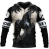 Love Horse 3D All Over Printed Shirts For Men and Women TT130416-Apparel-TT-Zipped Hoodie-S-Vibe Cosy™