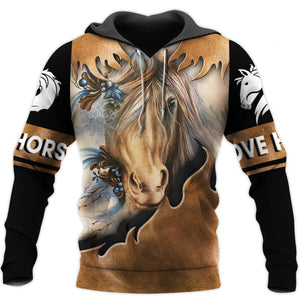 Love Horse 3D All Over Printed Shirts For Men and Women TT130414-Apparel-TT-Hoodie-S-Vibe Cosy™