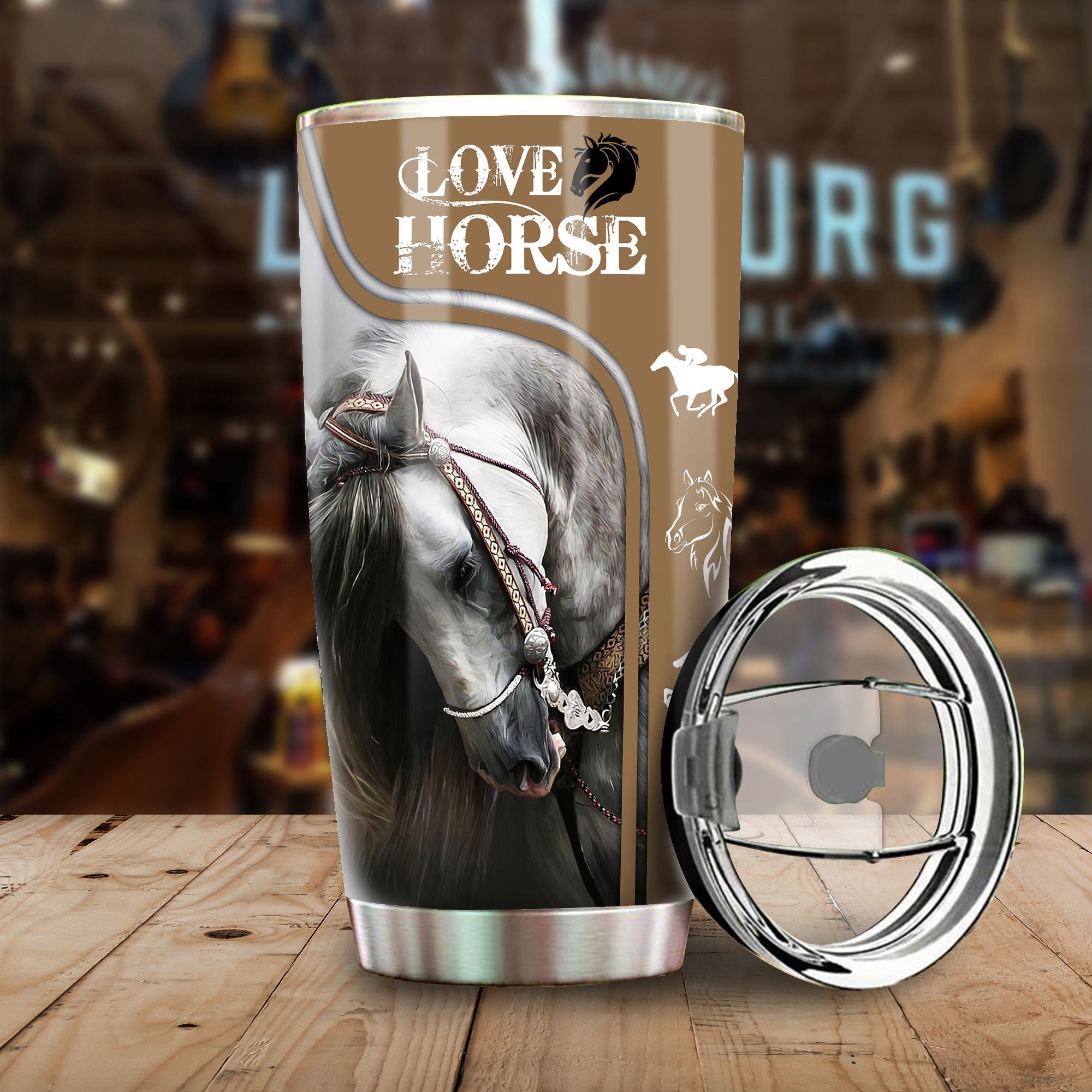 Love Horse Stainless Steel Tumbler TA032606-TA-Vibe Cosy™