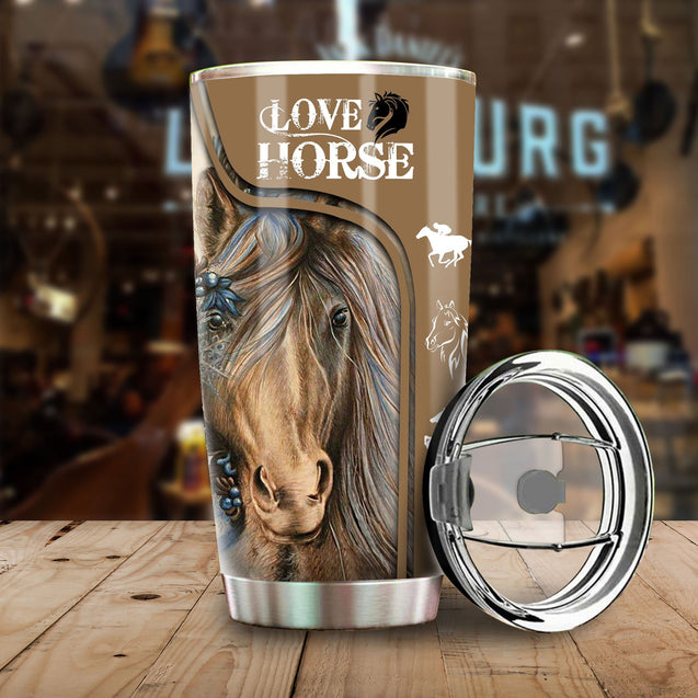 Love Horse Stainless Steel Tumbler TA032605-TA-Vibe Cosy™