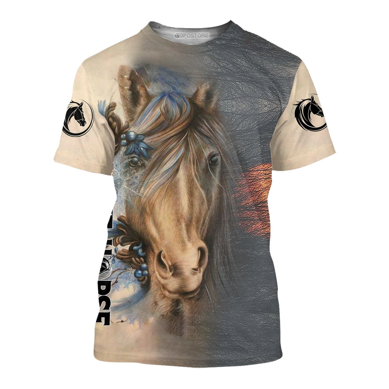 Love Horse 3D All Over Printed Shirts TA040905-Apparel-TA-T-Shirt-S-Vibe Cosy™