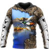 Mallard Duck Hunting 3D All Over Printed Shirts for Men and Women TT0008-Apparel-TT-Zipped Hoodie-S-Vibe Cosy™