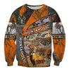 Huntaholic Camo Over Printed Unisex Deluxe Hoodie ML