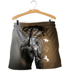 Love Horse 3D All Over Printed Shirts-Apparel-TA-Shorts-S-Vibe Cosy™