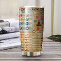 MEDITATION KNOWLEDGE STAINLESS STEEL TUMBLER TT190304-TT-Vibe Cosy™