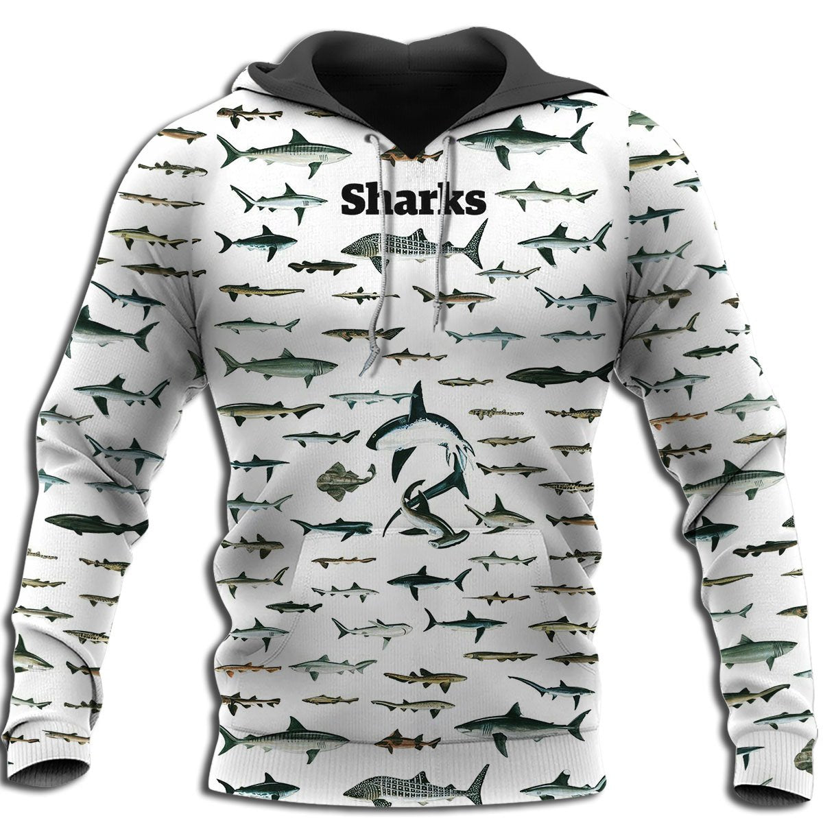 Love Shark 3D All Over Printed Shirts For Men and Women TT072055-Apparel-TT-Hoodie-S-Vibe Cosy™