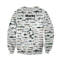 Love Shark 3D All Over Printed Shirts For Men and Women TT072055-Apparel-TT-Sweatshirt-S-Vibe Cosy™