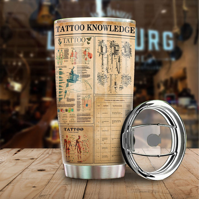Tattoo Knowledge Stainless Steel Tumbler TA033002-TA-Vibe Cosy™