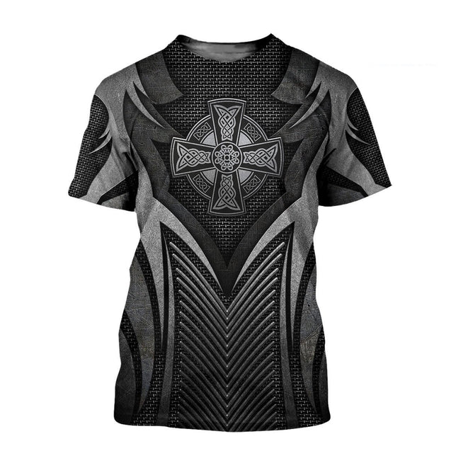 Irish Armor Warrior Chainmail 3D All Over Printed Shirts For Men and Women TT280203-Apparel-TT-Hoodie-S-Vibe Cosy™