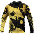 Skoll and Hati 3D All Over Printes Verison 2.0-Apparel-HP Arts-ZIPPED HOODIE-S-Vibe Cosy™