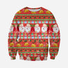 3D All Over Printed Santa Ugly Christmas Shirts and Shorts-Christmas-RoosterArt-Sweatshirt-XS-Vibe Cosy™