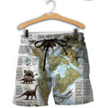 3D All Over Printed Dinosaurs Shirts and Shorts-3D All Over Printed Clothes-HP Arts-Shorts-XS-Vibe Cosy™