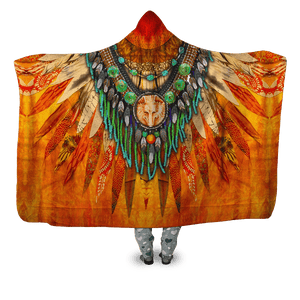 Native American Hooded Blanket