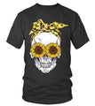 Limited Sunflower and skull HC0703-Apparel-Huyencass-T-Shirt-S-Vibe Cosy™
