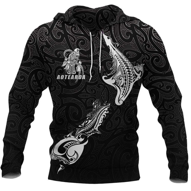 Aotearoa Tui Kowhai Map New Zealand Hoodie HC0903-Apparel-Huyencass-Hoodie-S-Vibe Cosy™