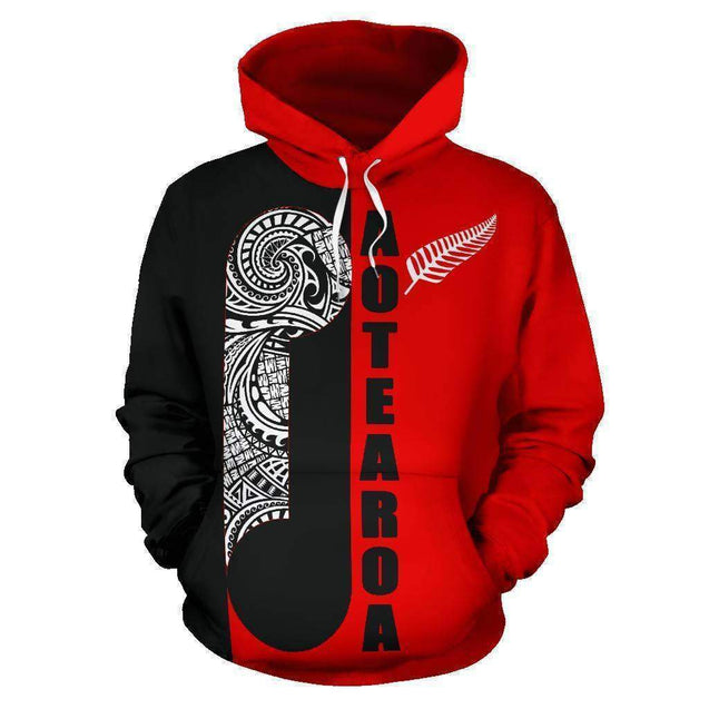 Maori Koru Aotearoa Hoodie HC0904-Apparel-Huyencass-Hoodie-S-Vibe Cosy™