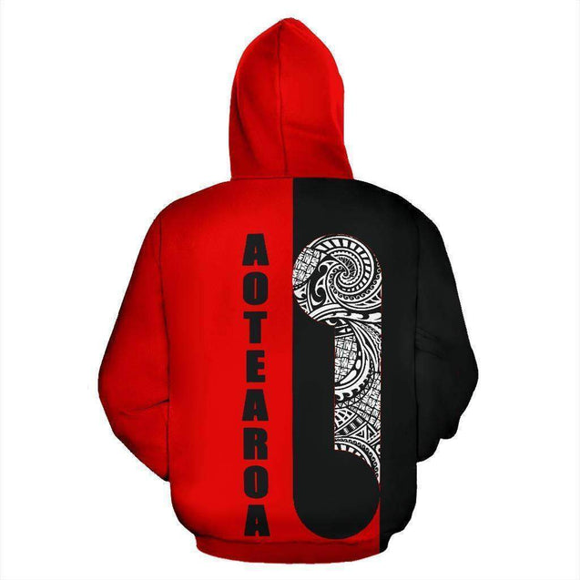 Maori Koru Aotearoa Hoodie HC0904-Apparel-Huyencass-Hoodie-S-Vibe Cosy™