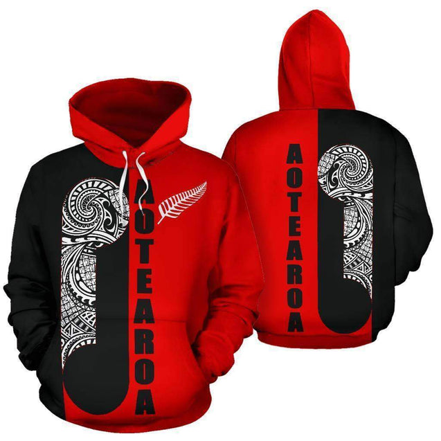 Maori Koru Aotearoa Hoodie HC0904-Apparel-Huyencass-Hoodie-S-Vibe Cosy™