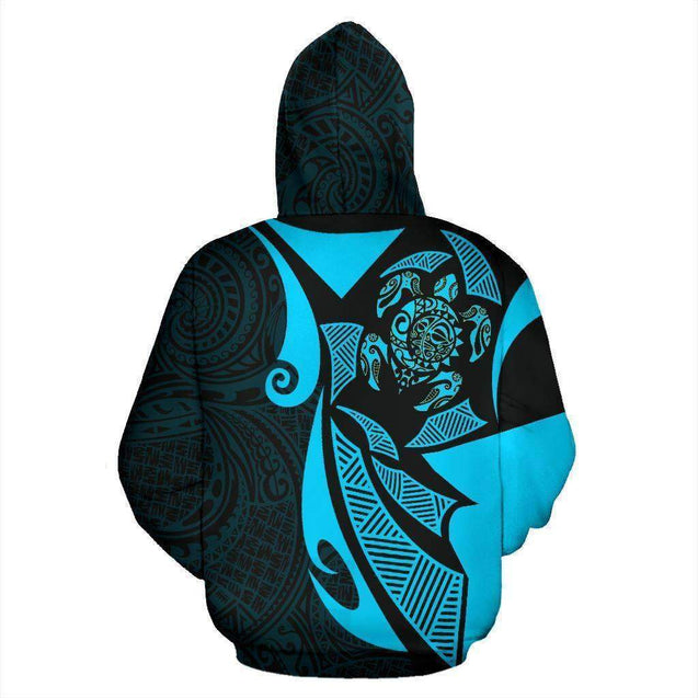 Maori Turtle Zip Hoodie HC0912-Apparel-Huyencass-Zipped Hoodie-S-Vibe Cosy™