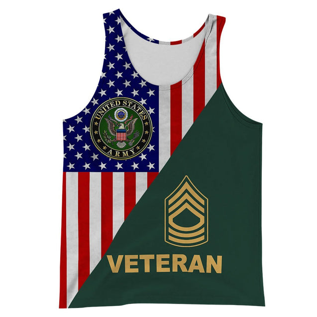 Army US flag 3D all over printed shirts HC24401-Apparel-Huyencass-Tank Top-S-Vibe Cosy™