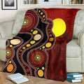 Aboriginal Culture Painting Art 3D Design Blanket