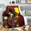 Aboriginal Culture Painting Art 3D Design Blanket