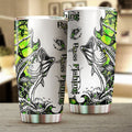 Green Bass Fishing Sport Stainless Steel Tumbler 20 Oz HC9302 - Amaze Style™-Tumbler