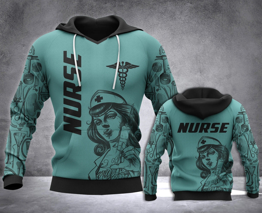 Beautiful Nurse 3D All Over Printed Shirts For Men and Women TT200301-Apparel-TT-Hoodie-S-Vibe Cosy™