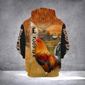 Rooster 3D All Over Printed Shirts for Men and Women NM-Apparel-NM-Hoodie-S-Vibe Cosy™