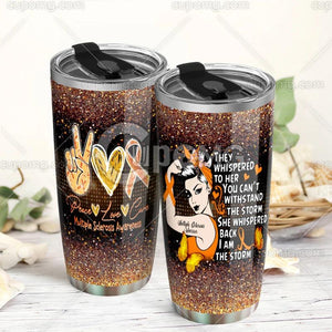 Multiple sclerosis awareness stainless steel tumbler HG32308-HG-Vibe Cosy™