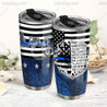 Female police officer stainless steel tumbler HG32316-HG-Vibe Cosy™