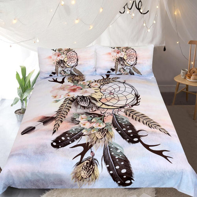 Antlers feathers dreamcatcher bedding set HG61703-HG-US Twin-Vibe Cosy™