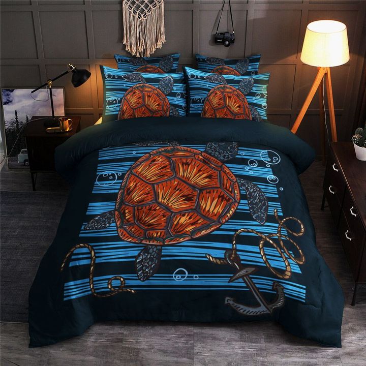 Turtle bedding set HG71114-HG-US Twin-Vibe Cosy™