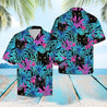 Black cat tropical leaves hawaii shirt HG7700-Apparel-HG-Hawaiian shirt-S-Vibe Cosy™