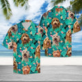 Golden doodle tropical hawaii shirt HG7801-Apparel-HG-Hawaiian shirt-S-Vibe Cosy™