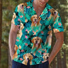 Golden retriever tropical hawaii shirt HG7802-Apparel-HG-Hawaiian shirt-S-Vibe Cosy™