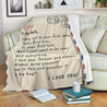 To my wife - I love you message blanket HG7900-HG-XLARGE-Vibe Cosy™