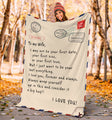 To my wife - I love you message blanket HG7900-HG-XLARGE-Vibe Cosy™