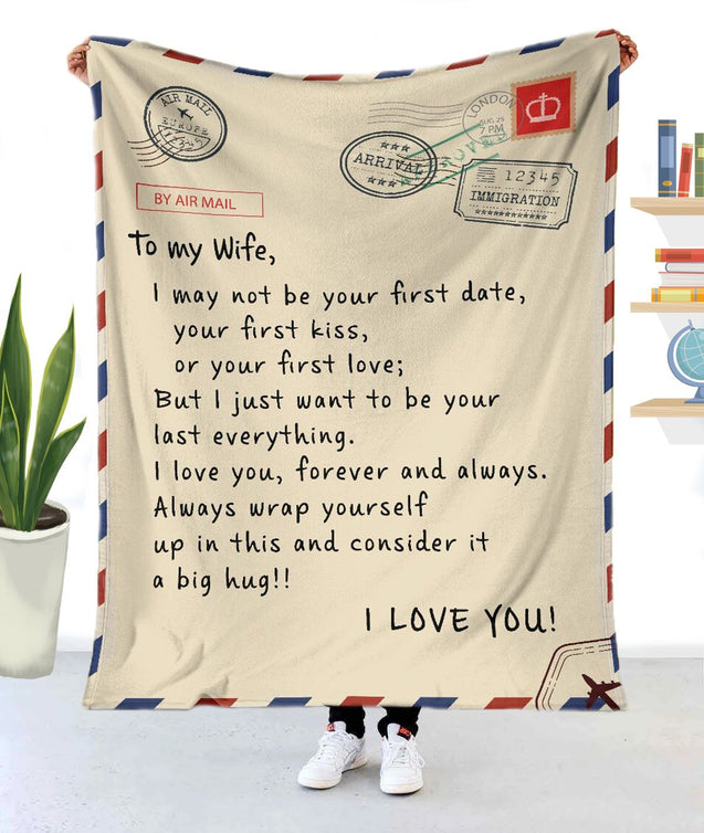 To my wife - I love you message blanket HG7900-HG-XLARGE-Vibe Cosy™