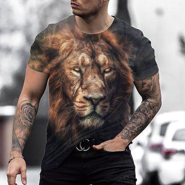 Lion 3D All Over Printed Unisex T-Shirt