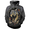 3D All Over Printed Dinosaur Clothes-3D All Over Printed Clothes-HP Arts-Zipped Hoodie-XS-Vibe Cosy™